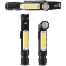 LED Dimbaar rechargeable flashlight 3in1 LED/6W/5V IP44 800 mAh 320 lm