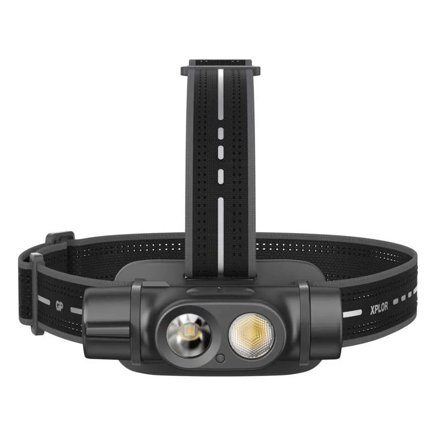 LED Dimbaar rechargeable headlamp GP XPLOR PHR19 LED/1x18650/5V IPX8