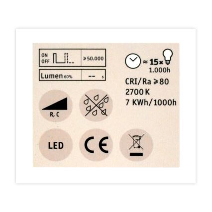 LED Dimbaar reflector gloeilamp GU5,3/6,5W/12V 2700K - Paulmann 28757