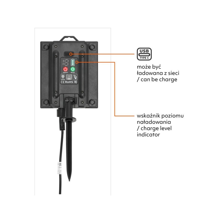 Dimbare LED-decoratieve slinger op zonne-energie STARLIGHT NEO 20xE27/3,7V 2700K IP54 1200 mAh 11,5m + afstandsbediening