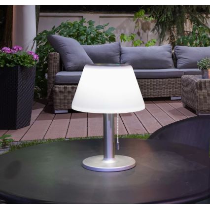 LED Dimbaar zonne- lamp VIOLA LED/3,7V IP44