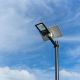 LED Dimbaar hybride zonne- straat lamp LED/50W/230V 6500K IP65 50000 mAh + afstandsbediening
