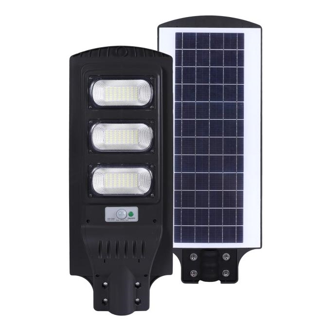 LED Dimbaar zonne- straat lamp met motion en dusk sensor URBI LED/8W/3,2V 6500K IP54 + afstandsbediening