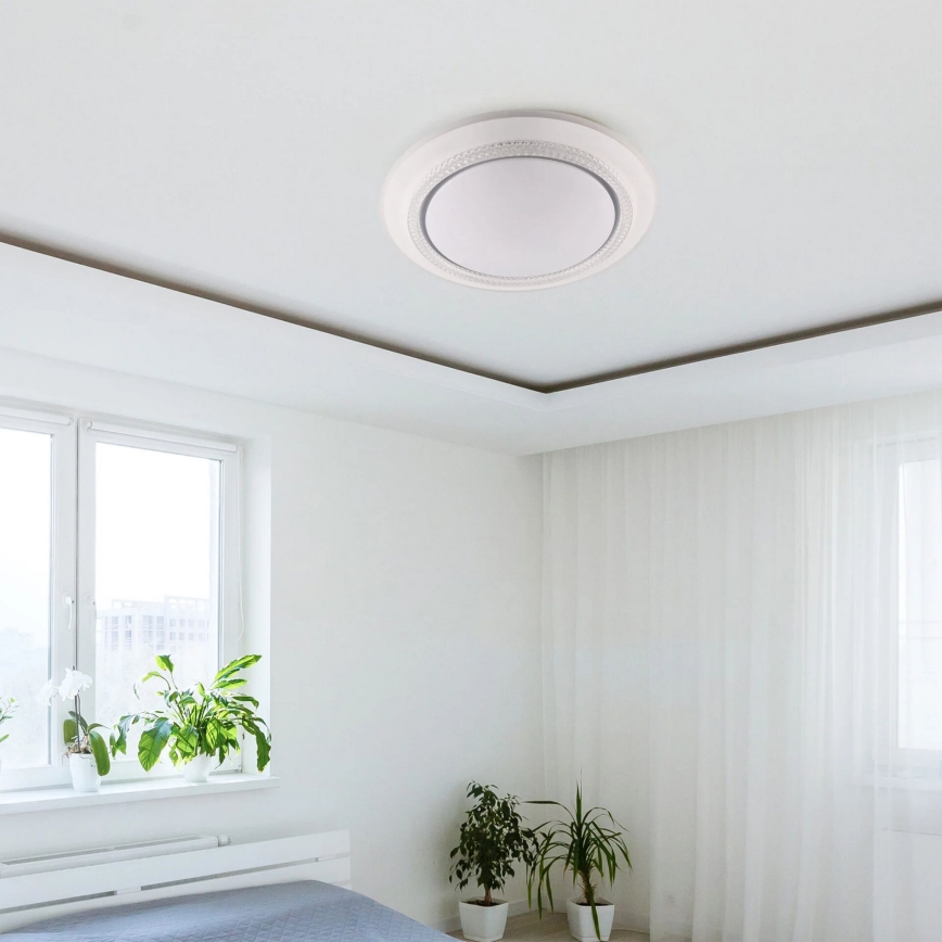 LED Dimbare badkamer plafondverlichting ADELA LED/72W/230V diameter 48 cm 3000-6000K IP44 + afstandsbediening