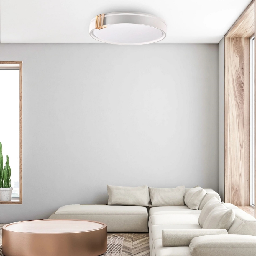 LED Dimbare badkamer plafondverlichting ARLETTA LED/72W/230V diameter 48 cm 3000-6000K IP44 + afstandsbediening