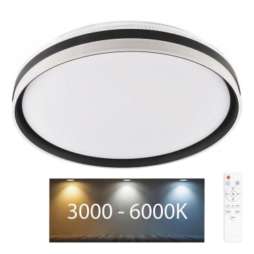 LED Dimbare badkamer plafondverlichting BARBARA LED/72W/230V diameter 48,5 cm 3000-6000K IP44 + afstandsbediening