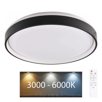 LED Dimbare badkamer plafondverlichting JADWIGA LED/72W/230V diameter 48 cm 3000-6000K IP44 + afstandsbediening