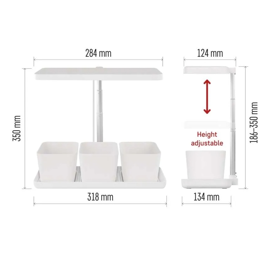 LED-dimbare binnenkweeklamp GROW LED/7W/5V