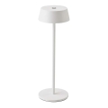 LED Dimbare Buiten Touch Oplaadbare Tafellamp LED/2W/5V 4400 mAh IP54 wit