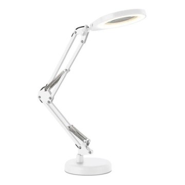 LED-dimbare bureaulamp met loep 2-in-1 AURIQ LOUPE LED/10W/5V 3000/4000/6500K wit