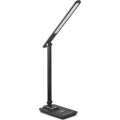 LED dimbare bureaulamp met USB LED/9W/230V 3000K/4000K/5500K zwart