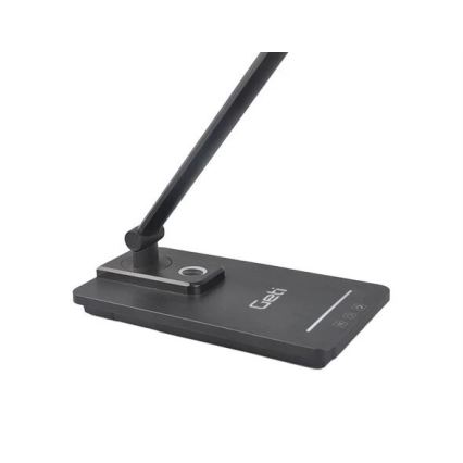 LED dimbare bureaulamp met USB LED/9W/230V 3000K/4000K/5500K zwart