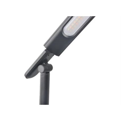 LED dimbare bureaulamp met USB LED/9W/230V 3000K/4000K/5500K zwart