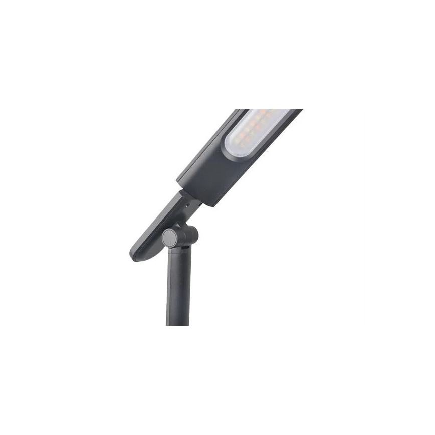 LED dimbare bureaulamp met USB LED/9W/230V 3000K/4000K/5500K zwart