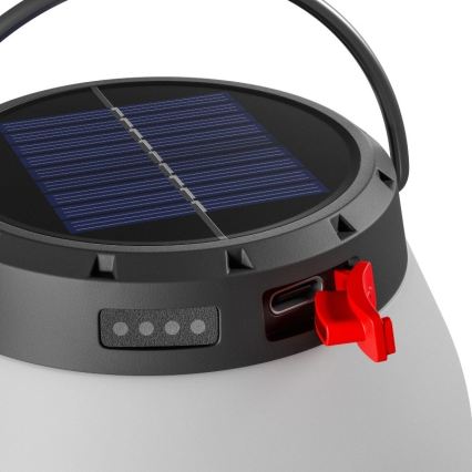 LED-dimbare, draagbare, zonne-oplaadbare lamp LUMINA ORB LED/5V 800 mAh
