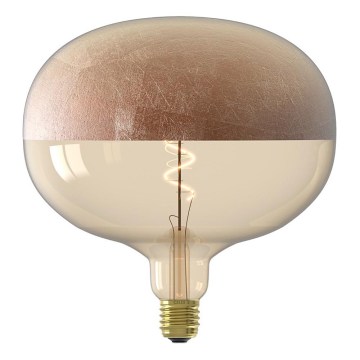 LED dimbare filamentlamp met kap E27/6W/230V 1800K koper CRI 90