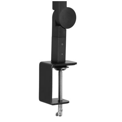 LED-dimbare, aanraakgevoelige, flexibele bureaulamp met klem LED/12W/230V 3000/4000/6000K zwart