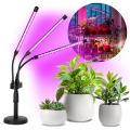 LED Dimbare Flexibele Bureaulamp voor Plantenkweek VITARO 3xLED/10W/230V zwart