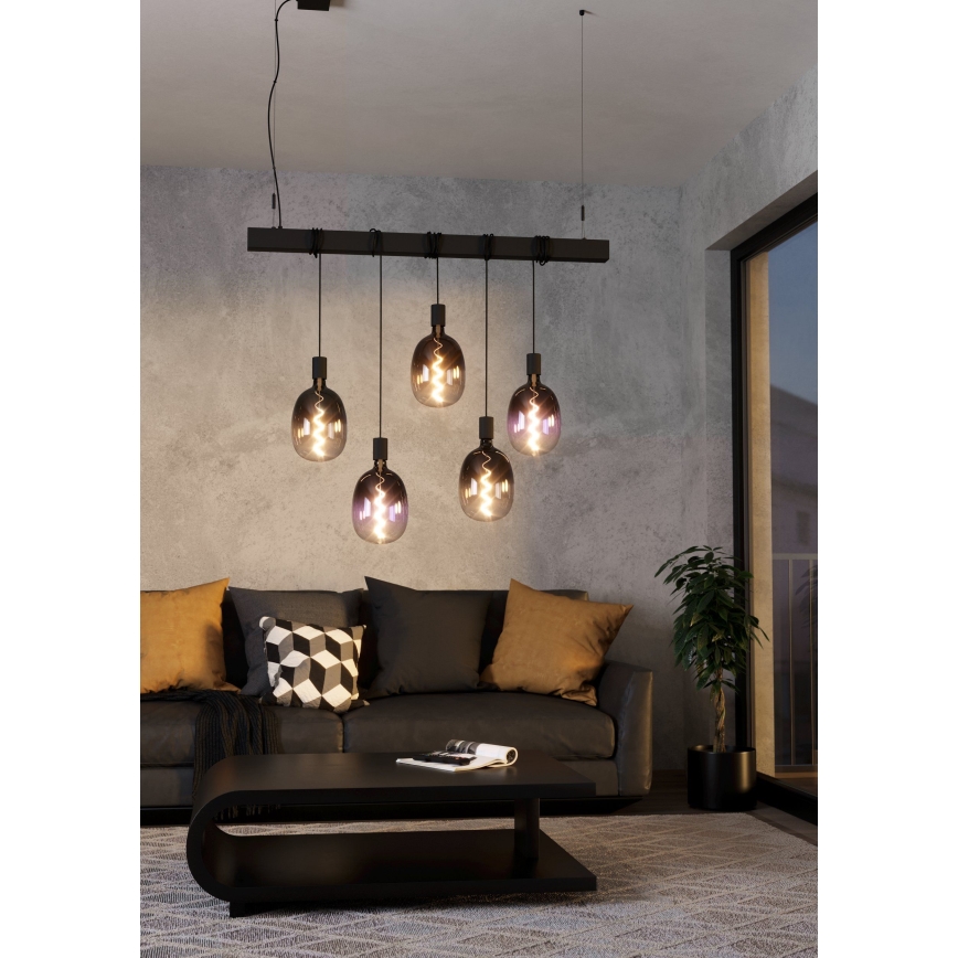 LED-dimbare gloeilamp VINTAGE T120 E27/4W/230V 1800K paars - Eglo 110226
