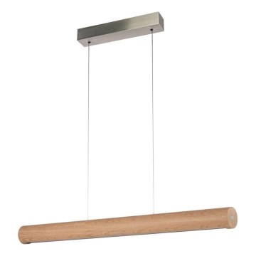 LED Dimbare hanglamp aan kabel CONOR LED/34,5W/230V eiken