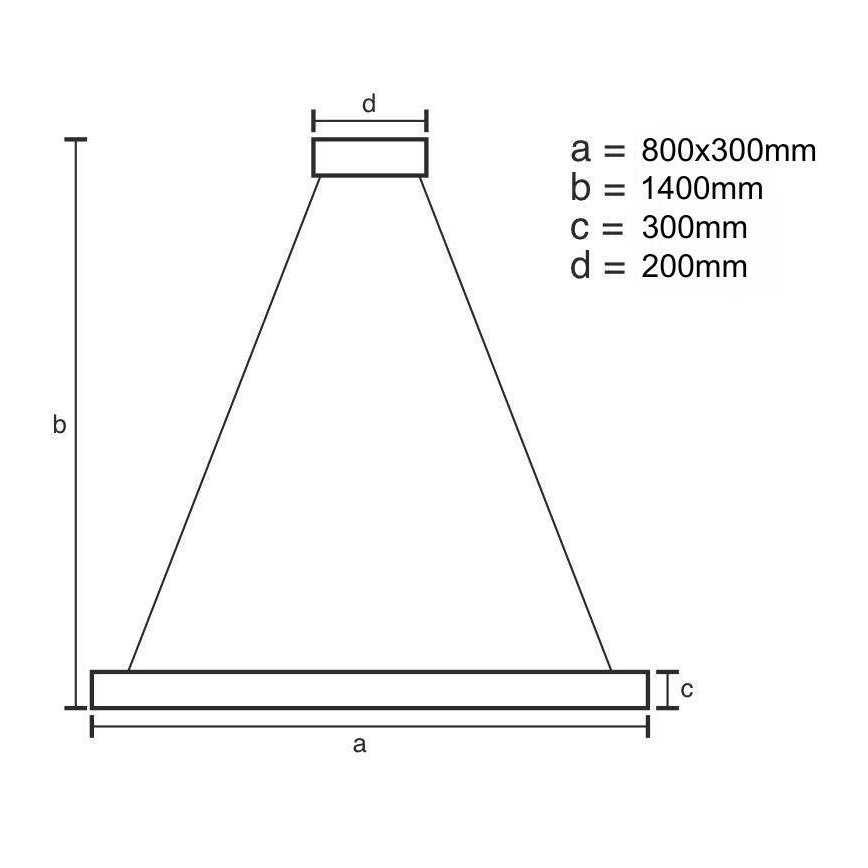 LED dimbare kristallen hanglamp aan kabel LED/110W/230V 3000-6500K goud + afstandsbediening