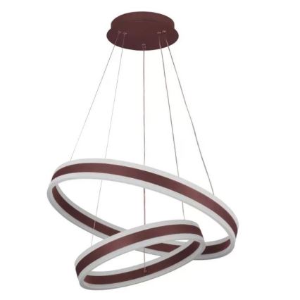 LED Dimbare hanglamp aan kabel LED/135W/230V 3000-6500K Ø 60 cm + afstandsbediening