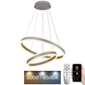 LED Dimbare hanglamp aan kabel LED/135W/230V 3000-6500K Ø 60 cm + afstandsbediening