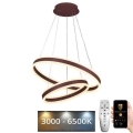 LED Dimbare hanglamp aan kabel LED/135W/230V 3000-6500K Ø 60 cm + afstandsbediening