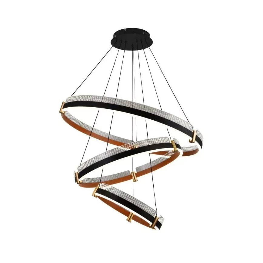 LED dimbare hanglamp aan kabel LED/240W/230V 3000-6500K Ø 80 cm + afstandsbediening