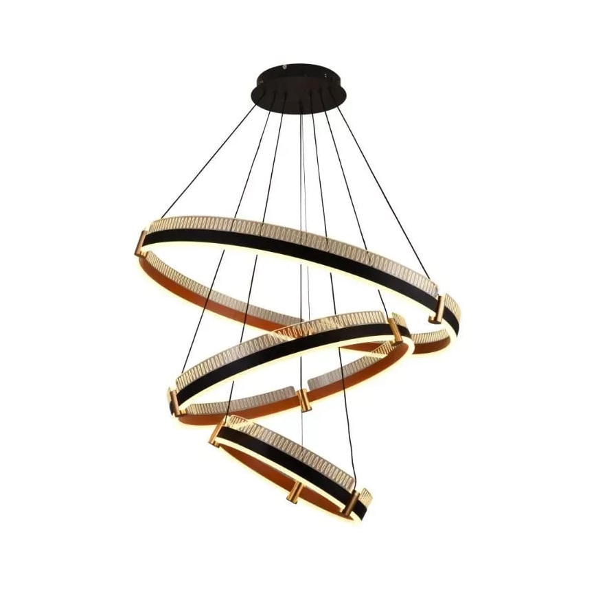 LED dimbare hanglamp aan kabel LED/240W/230V 3000-6500K Ø 80 cm + afstandsbediening