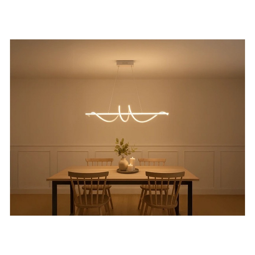 LED dimbare hanglamp aan kabel LED/50W/230V 3000-6500K 100 cm + afstandsbediening