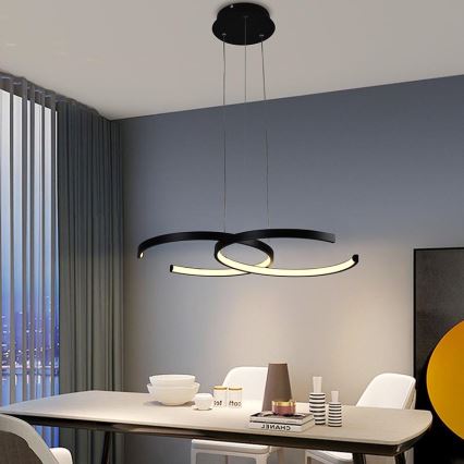 LED Dimbare hanglamp aan kabel LED/50W/230V 3000-6500K + afstandsbediening