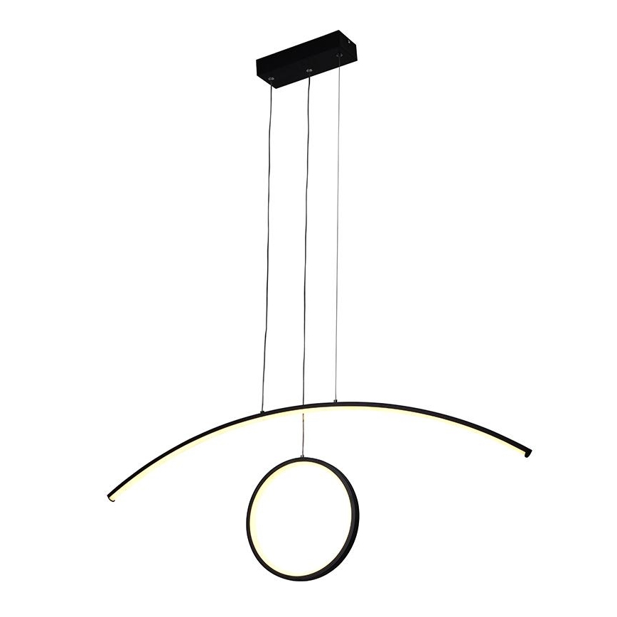 LED Dimbare hanglamp aan kabel LED/55W/230V 3000-6500K + afstandsbediening
