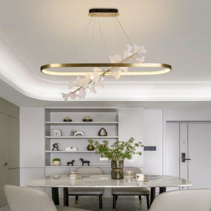 LED Dimbare hanglamp aan kabel LED/65W/230V 3000-6500K + afstandsbediening