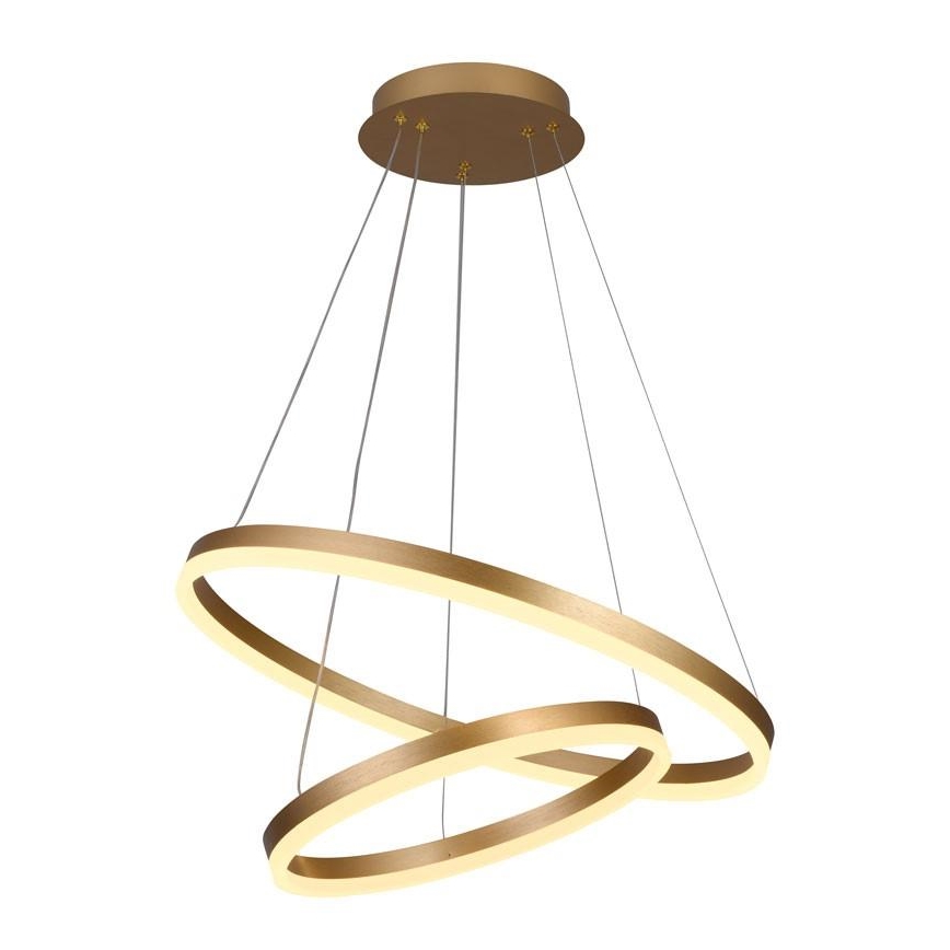 LED dimbare hanglamp aan kabel LED/70W/230V 3000-6500K Ø 60 cm + afstandsbediening