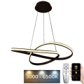 LED dimbare hanglamp aan kabel LED/70W/230V 3000-6500K Ø 60 cm + afstandsbediening