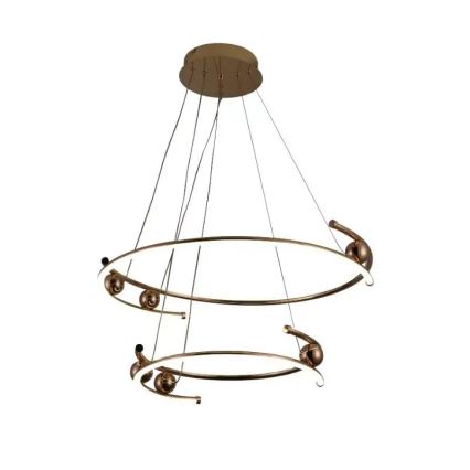 LED dimbare hanglamp aan kabel LED/80W/230V 3000-6500K Ø 60 cm + afstandsbediening