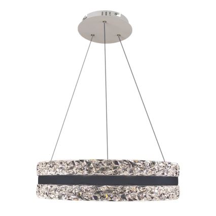 LED dimbare kristallen hanglamp aan kabel LED/80W/230V 3000-6500K wit + afstandsbediening