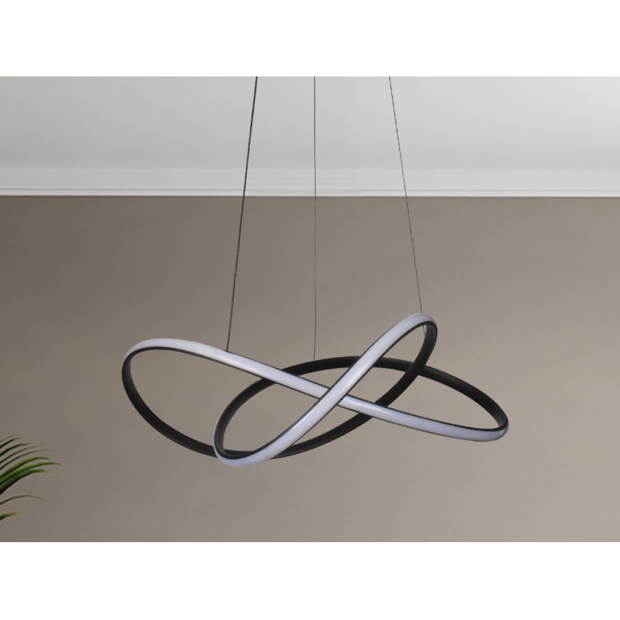 Dimbare LED-hanglamp aan kabel LED/85W/230V 3000–6500K Ø 60 cm + afstandsbediening
