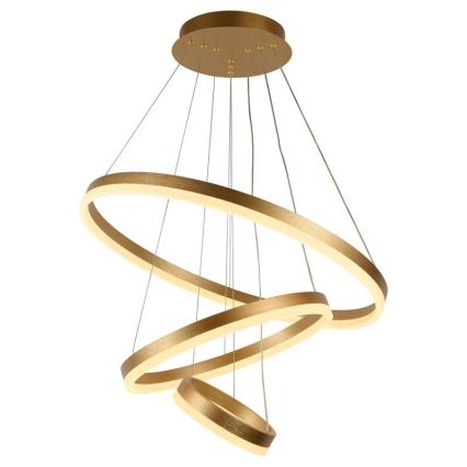 LED dimbare hanglamp aan kabel LED/85W/230V 3000-6500K Ø 60 cm + afstandsbediening
