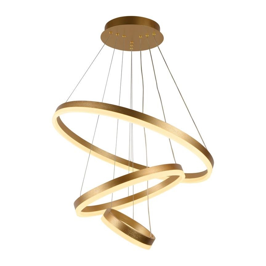 LED dimbare hanglamp aan kabel LED/85W/230V 3000-6500K Ø 60 cm + afstandsbediening