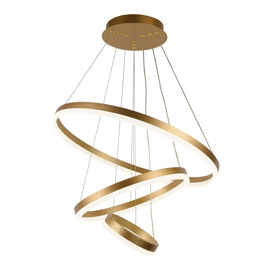 LED dimbare hanglamp aan kabel LED/85W/230V 3000-6500K Ø 60 cm + afstandsbediening