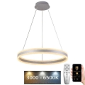 LED dimbare hanglamp aan kabel LED/85W/230V 3000-6500K Ø 60 cm + afstandsbediening