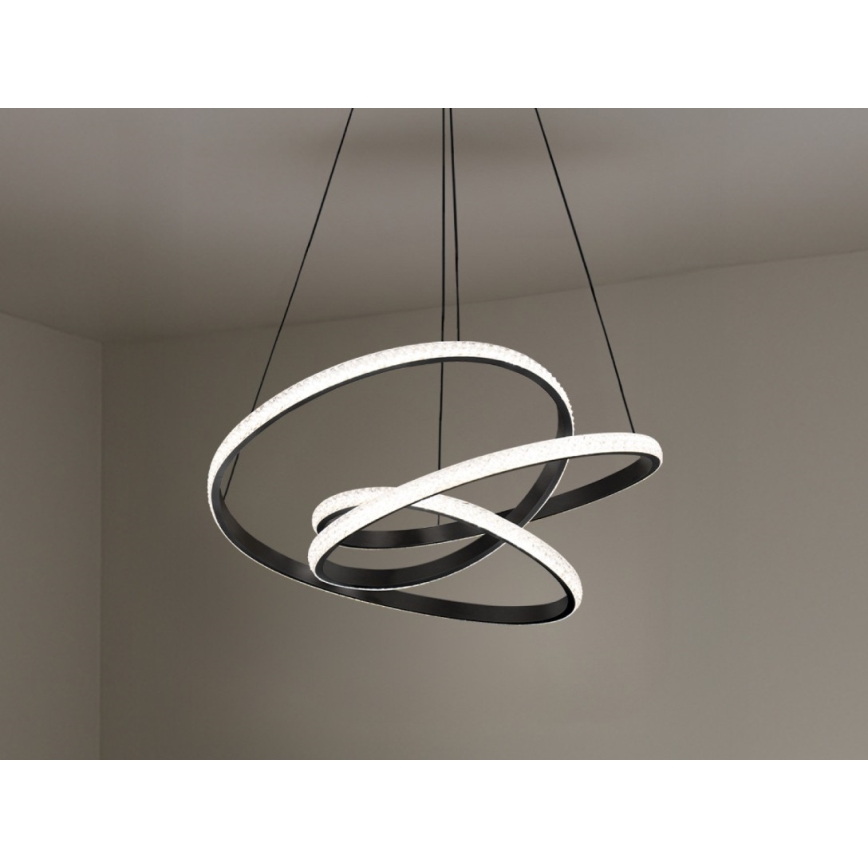 LED dimbare pendellamp aan kabel LED/90W/230V 3000–6500K Ø 47 cm + afstandsbediening