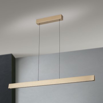 LED Dimbare hanglamp aan kabel TARA LED/44W/230V 2700/3800/4500/5700K goud