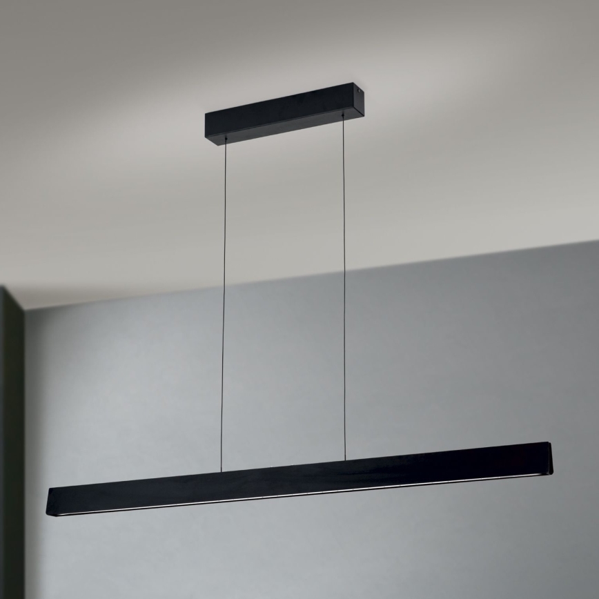 LED Dimbare hanglamp aan kabel TARA LED/44W/230V 2700/3800/4500/5700K zwart