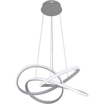 LED dimbare hanglamp aan stalen kabel LED/95W/230V 3000–6500K Ø 57 cm + afstandsbediening