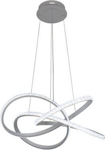 LED dimbare hanglamp aan stalen kabel LED/95W/230V 3000–6500K Ø 57 cm + afstandsbediening