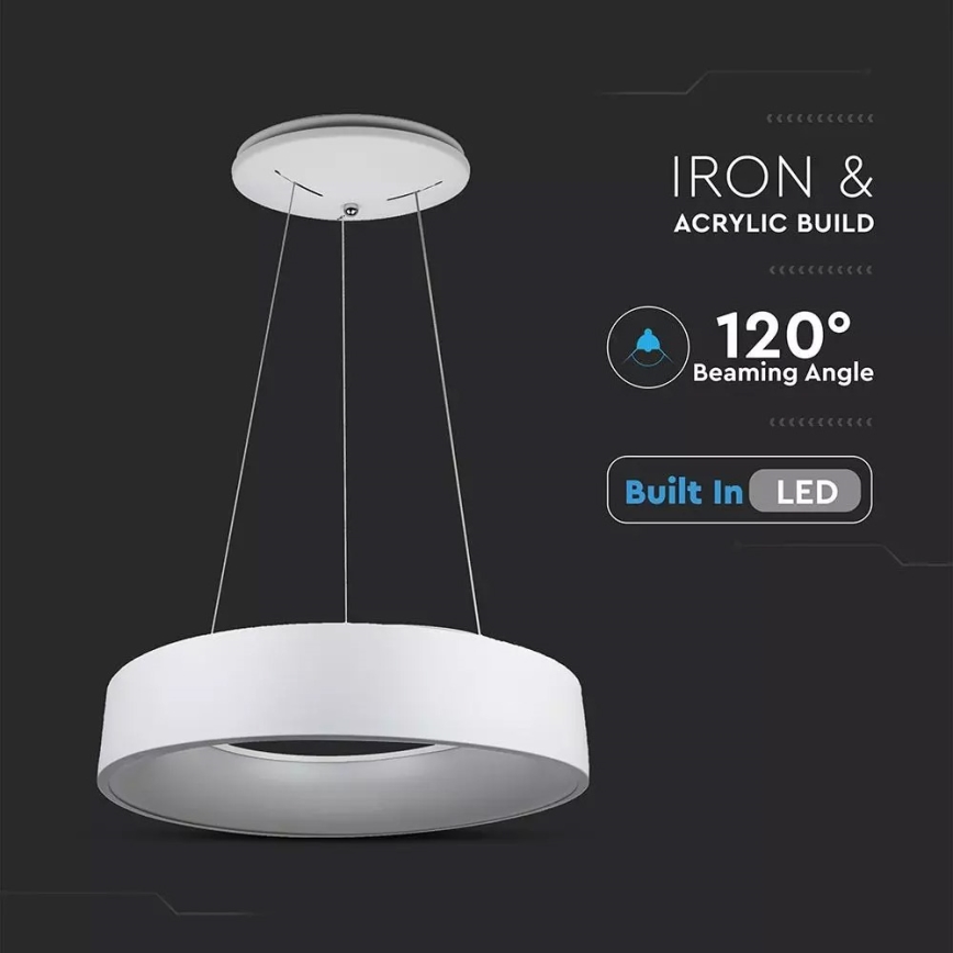 LED-dimbare hanglamp met kabel LED/30W/230V