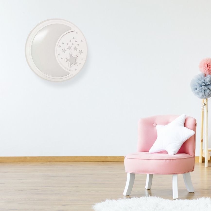 LED Dimbare kinderplafondlamp NOTTE LED/40W/230V + afstandsbediening